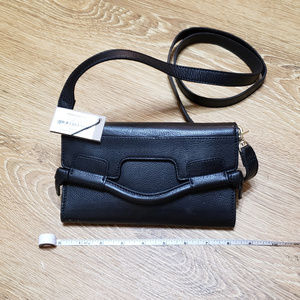 NEW Foley&Corrina Pebble Leather Clutch on String